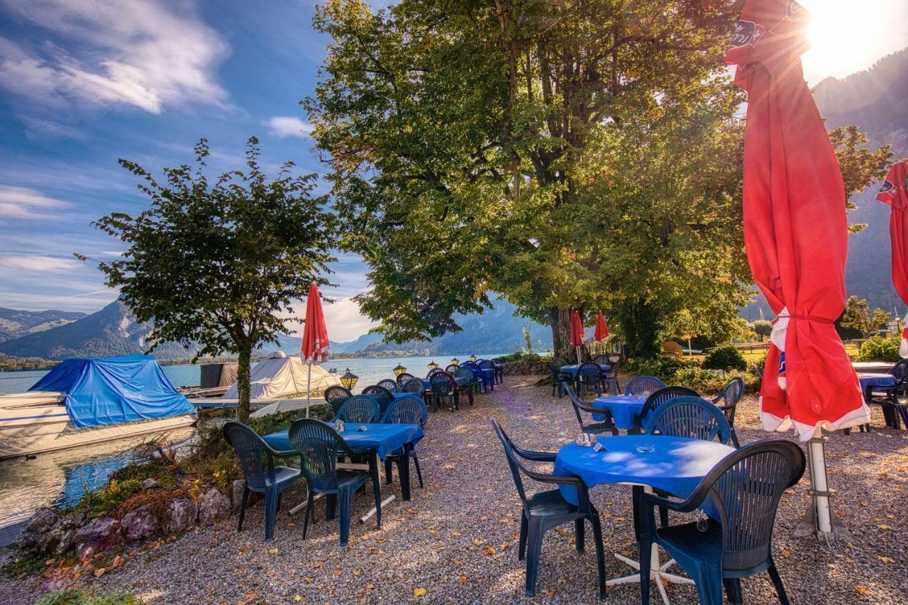Strandhüsli directly on lake Thun Därligen Exterior foto